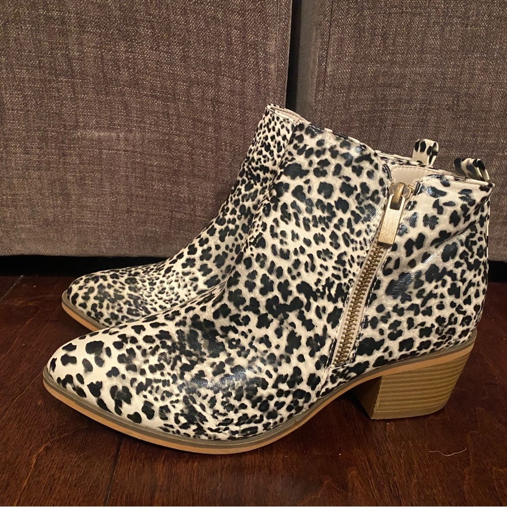 Cheetah Ankle Boots